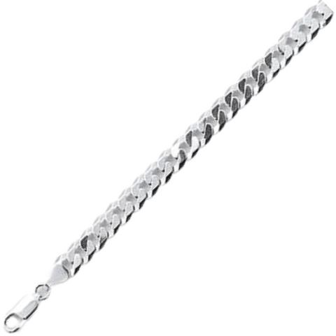 150-6MM Flat Curb Chain .925 Solid Sterling Silver Sizes 8-22"