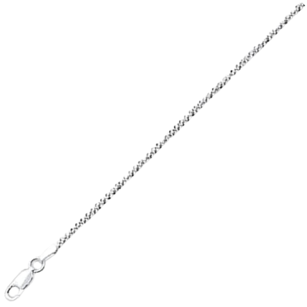 030 1.8MMCrissCross Chain .925 Solid Sterling Silver Available In 16-24"