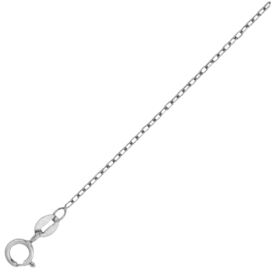 040-1.2MM Cable Chain .925 Solid Sterling Silver Available In 16"- 24" Inches