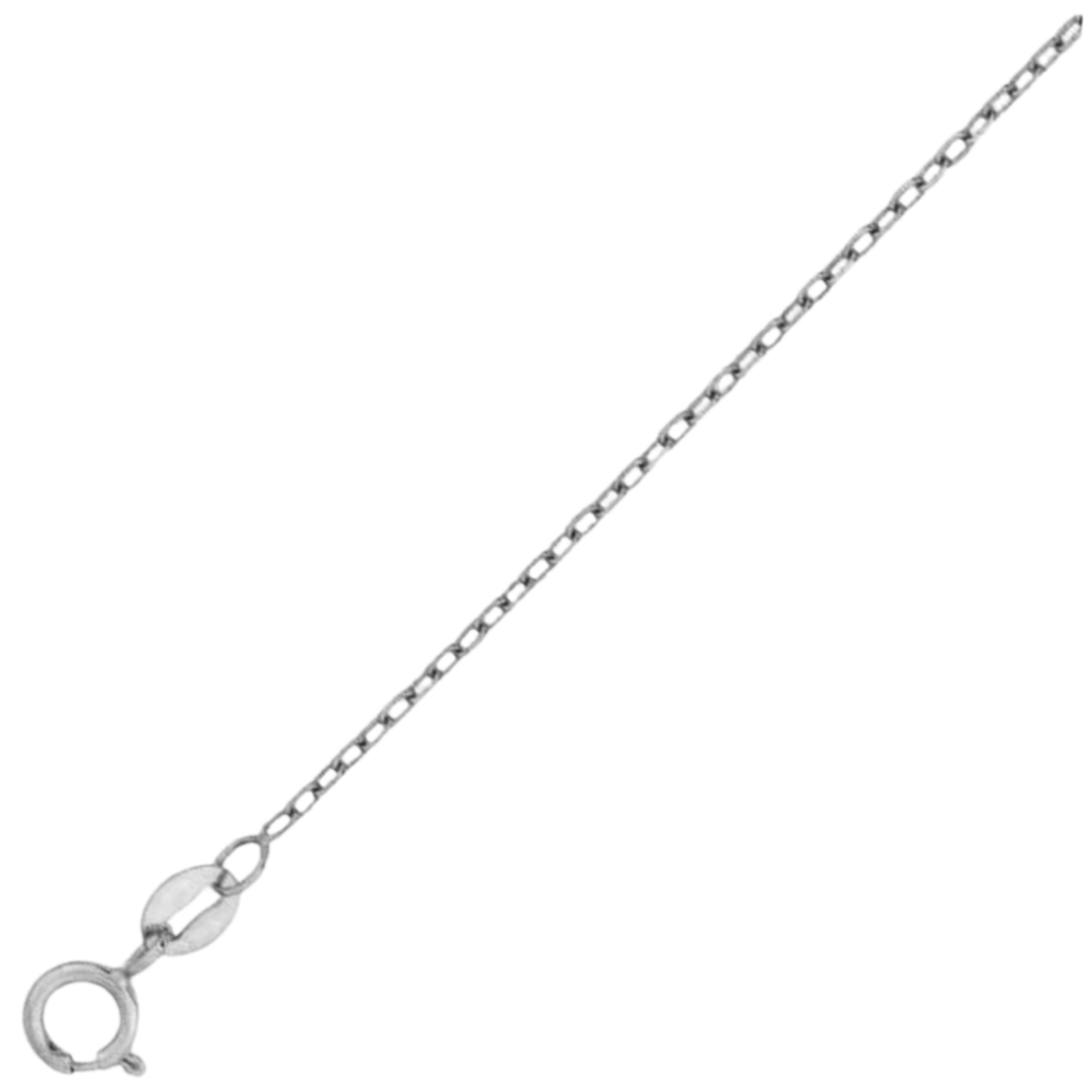 030- .6MM Cable Chain .925 Solid Sterling Silver Sizes 14-24"